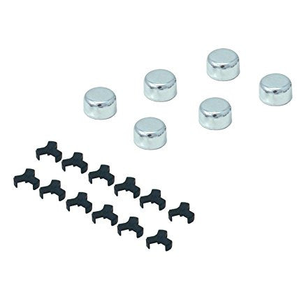 Chrome Bolt Covers for 9/16 SPECTRE PERFORMANCE 1418 - rodehawg
