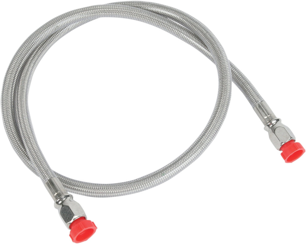 Goodridge Build a Line Clear Coat Brake Hose Chrome Ends - 23in. 585mm - rodehawg