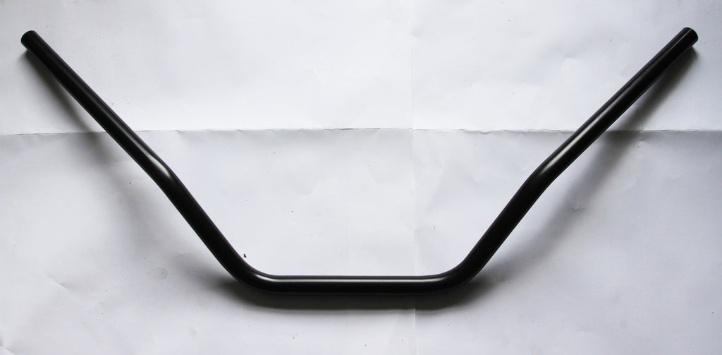 1" Handlebars Lucas Roadster Medium Black 7" rise, 9" centre 36" width - rodehawg