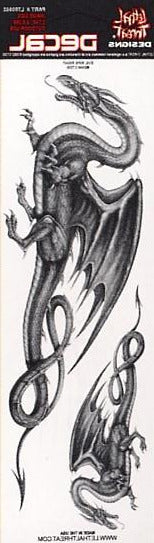 Medieval Dragon  LT00551 Lethal Threat Decal