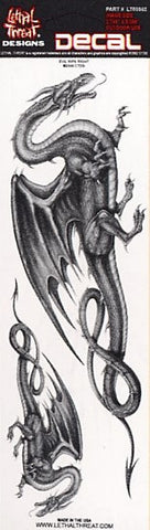 Medieval Dragon  LT00552 Lethal Threat Decal
