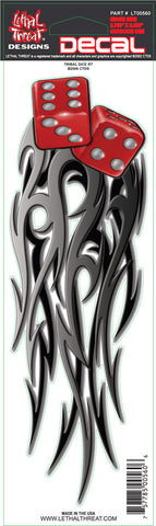 Tribal Dice  LT00561 Lethal Threat Decal