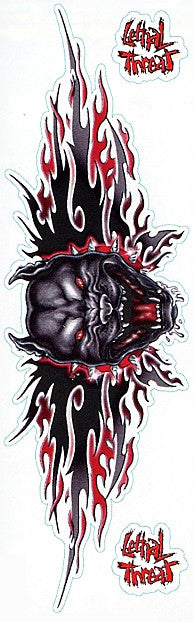 Pit Bull Attack LT02005 Lethal Threat Decal