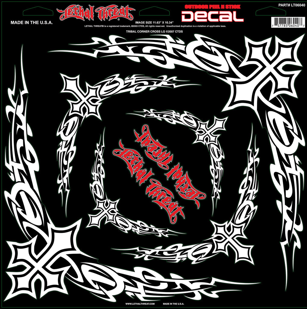 Tribal LT06040 Lethal Threat Decal