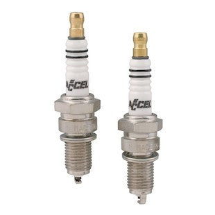 Accel U Groove Platinum Spark Plugs Y2410P oem 5RGA Evo Shovelhead - rodehawg