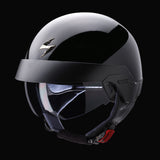 Scorpian EXO100 Half Face Helmet Black