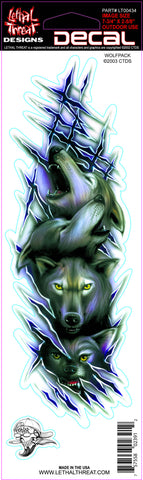 Wolf Pack LT00434 Lethal Threat Decal