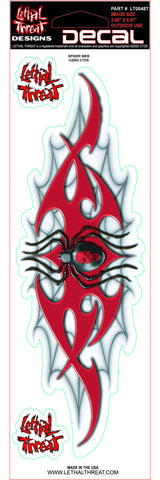 Spider Web LT00487 Lethal Threat Decal