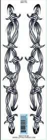 Barb Wire  LT00537 Lethal Threat Decal - rodehawg