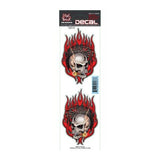 Mohawk Skull  LT00576 Lethal Threat Decal - rodehawg