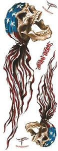 USA Skull (right) LT02015 Lethal Threat Decal