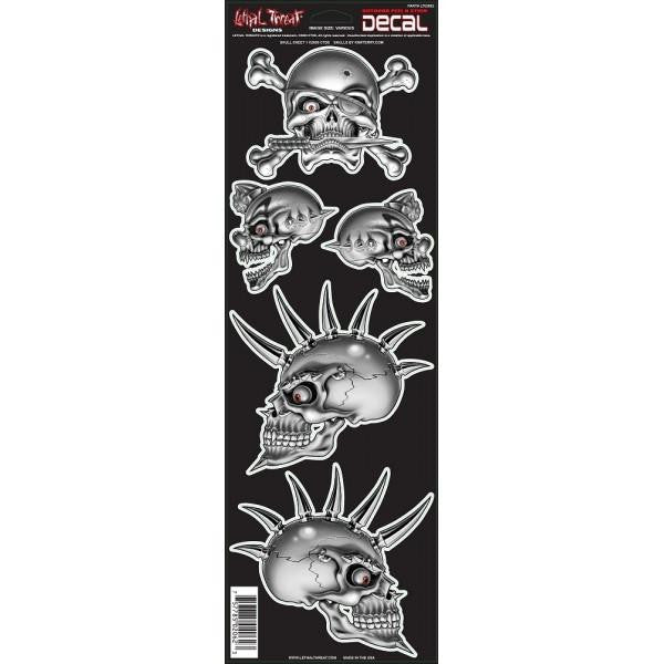 Skull Sheet LT02062 Lethal Threat Decal