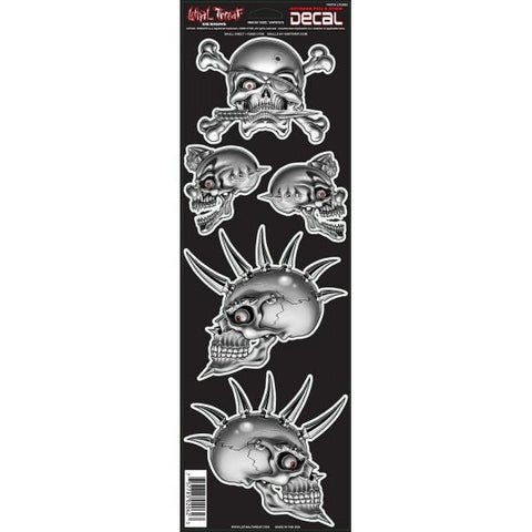 Skull Sheet LT02062 Lethal Threat Decal