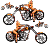 Chopper Chick LT06028 Lethal Threat Decal - rodehawg