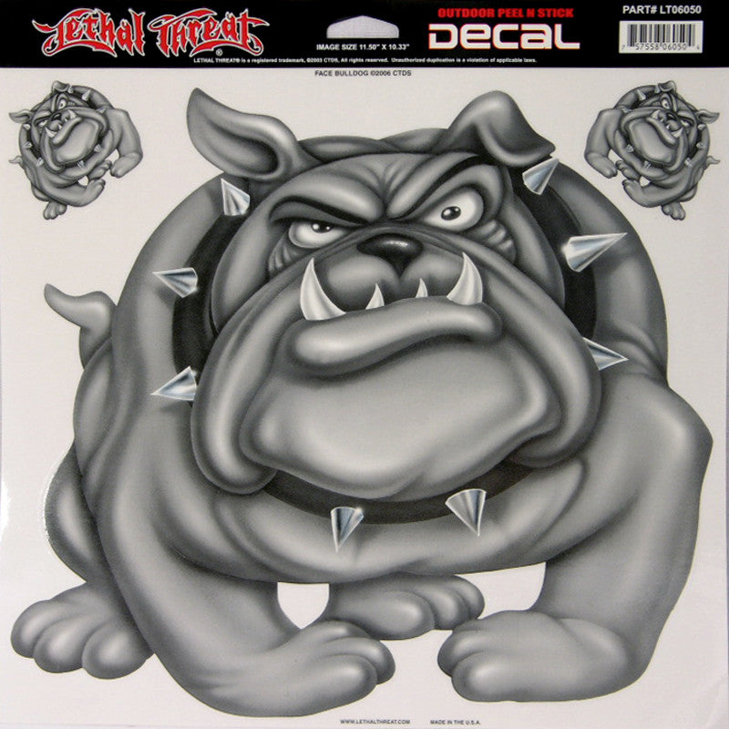 Bulldog  LT06050 Lethal Threat Decal - rodehawg