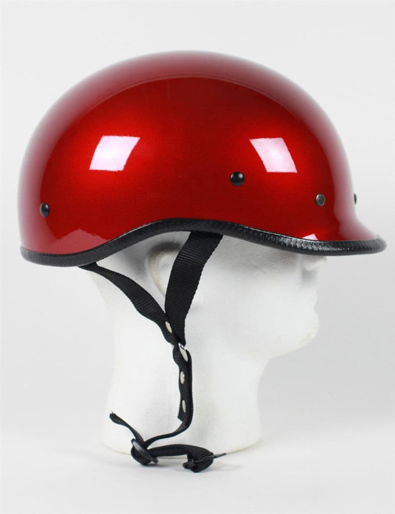 Shorty Helmet Wine DOT Approved