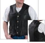 Buffalo Nickel Vest, Waistcoat by Kerr Leathers USA - rodehawg