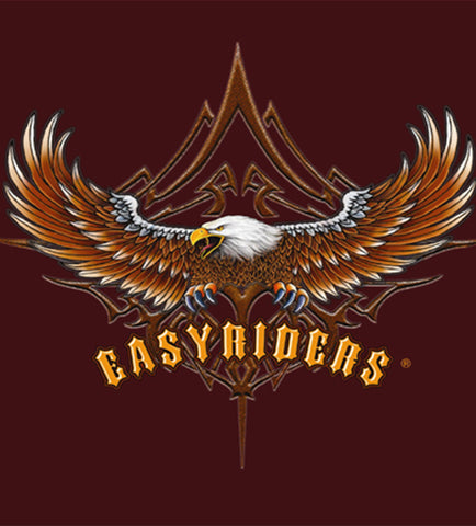 Easyriders Bronze Eagle Long Sleeve T-shirt - rodehawg
