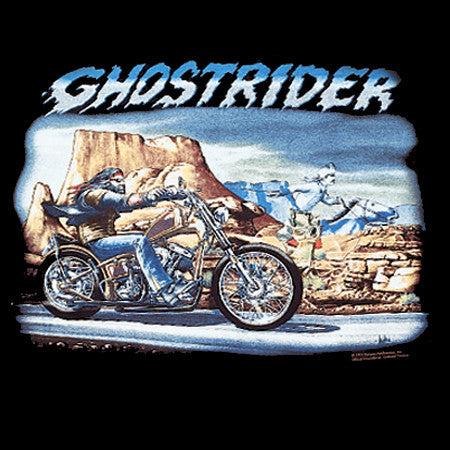 Kids Easyriders Ghostrider Black T Shirt