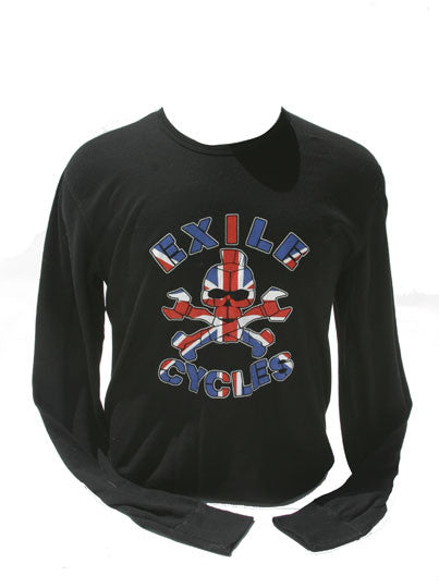 Exile Cycles - Union Jack Thermal LS Tshirt - rodehawg