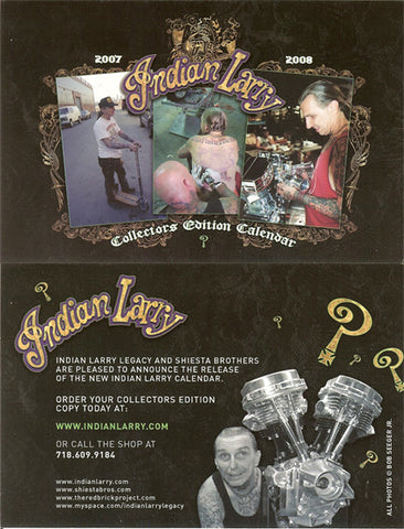 Indian Larry Collectors Edition Calendar 07-08 - rodehawg