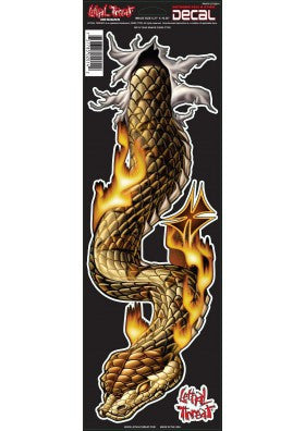 Rip N Tear Snake LT02014 Lethal Threat Decal