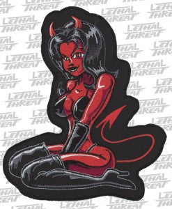 Devil Girl  LT30017 Lethal Threat Patch - rodehawg