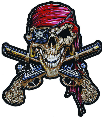 Pirate Skull  LT30074 Lethal Threat Patch