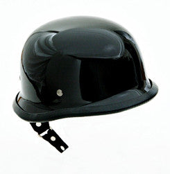 German Helmet Gloss Black Novelty - rodehawg