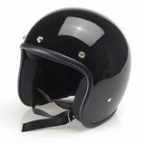 Biltwell Novelty Half Face Helmet Black - rodehawg