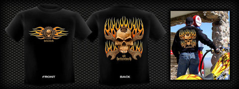 Gearhead Black short sleeve T-shirt - rodehawg