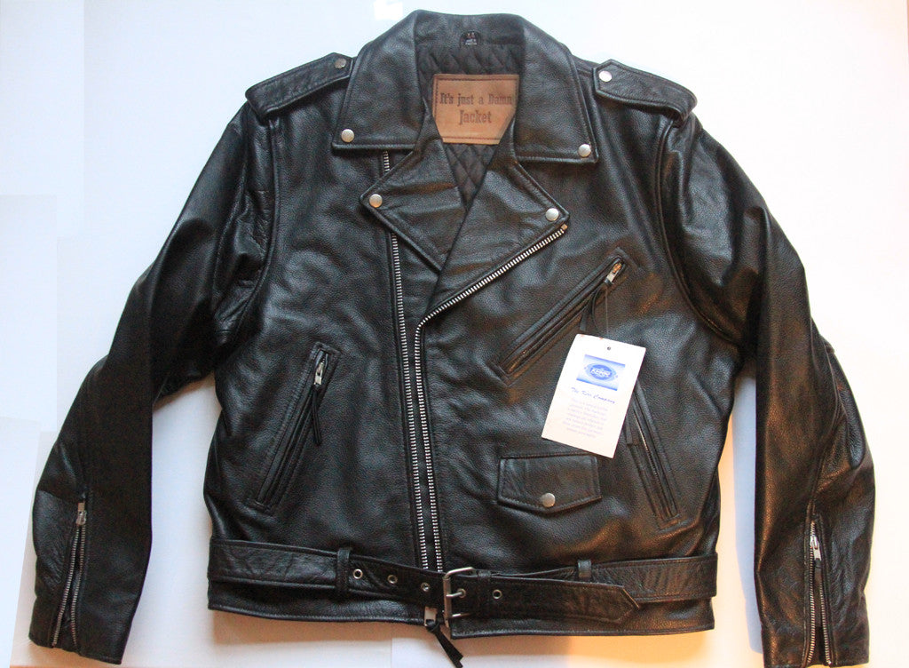 Kids Classic Biker Leather Jacket