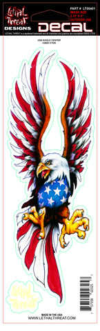 USA Eagle Centre LT00401 Lethal Threat Decal