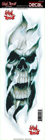 Skull Pipe LT00492 Lethal Threat Decal