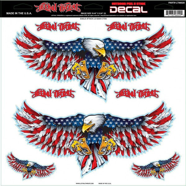 Eagle Attack LT06020 Lethal Threat Decal - rodehawg