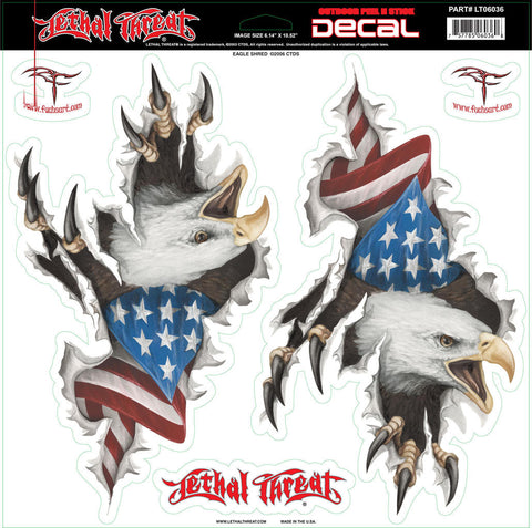 American Eagle LT06036 Lethal Threat Decal - rodehawg