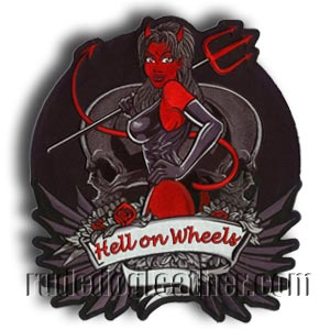 Hell on Wheels  LT30097 Lethal Threat Patch - rodehawg