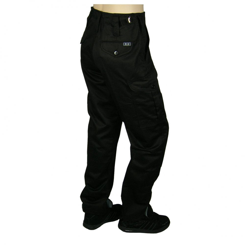 thumbnail image 2 of New Dutch NATO Heavyweight Cotton Combat Cargo Trousers – Black – 36W 32L – Men’s 2 of 4