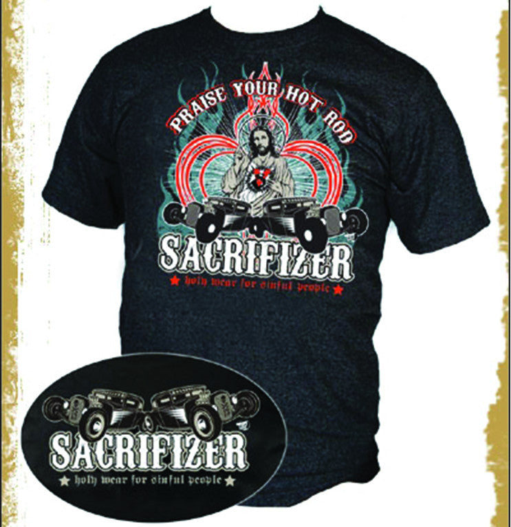 Praise Your Hot Rod, Short Sleeve T Shirt by Sacrifizer